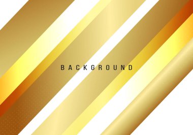 Soyut altın sarısı dinamik çizim arka plan vektörü