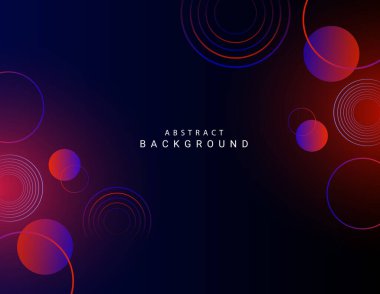 Soyut koyu renk geometri tasarım vektörü