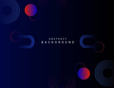 Soyut renkli zarif geometrik tasarım arkaplan vektörü