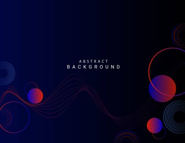 Soyut renkli zarif geometrik tasarım arkaplan vektörü