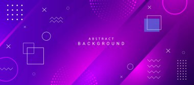 Soyut renkli zarif geometrik tasarım arkaplan vektörü