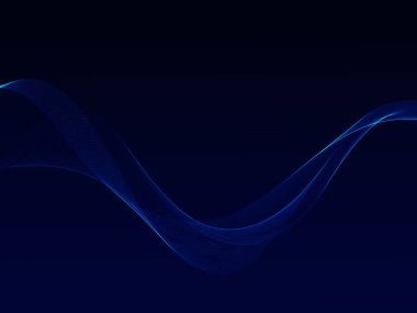 Mavi akış çizgisi teknoloji arka plan vektörü