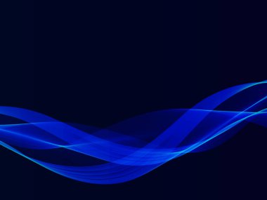 Mavi akış çizgisi teknoloji arka plan vektörü