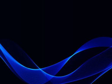 Mavi akış çizgisi teknoloji arka plan vektörü