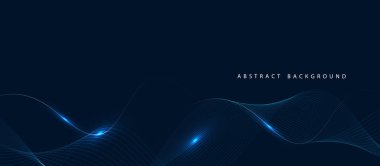 Soyut renk dalga çizgileri zarif vektör illüstrasyon arkaplan vektörü