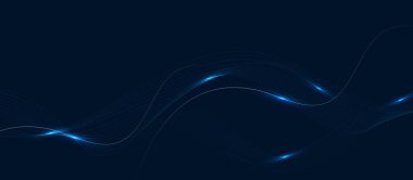 Soyut parlak akış çizgisi arkaplan vektörü