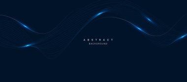 Soyut parlak akış çizgisi arkaplan vektörü