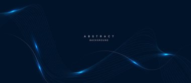 Soyut parlak akış çizgisi arkaplan vektörü