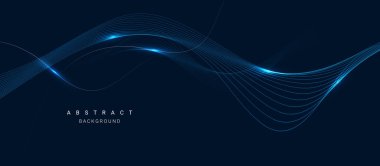 Soyut parlak akış çizgisi arkaplan vektörü