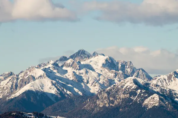 High Mountain Italian Alps Asta Peak View Fiemme Valley Italy — Foto Stock