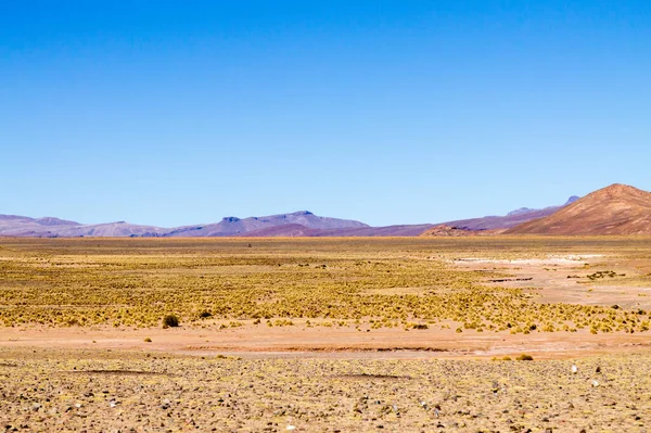 Boliwijski Krajobraz Górski Boliwia Widok Płaskowyż Andyjski — Zdjęcie stockowe