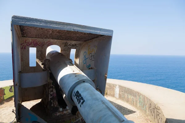 Battery Bunker Cannon View Cape Villano Gorlitz Spagna — Foto Stock