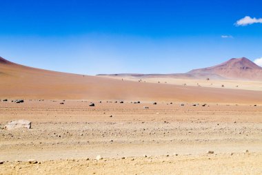 Bolivya manzarası, Salvador Dali çöl manzarası. Güzel Bolivya
