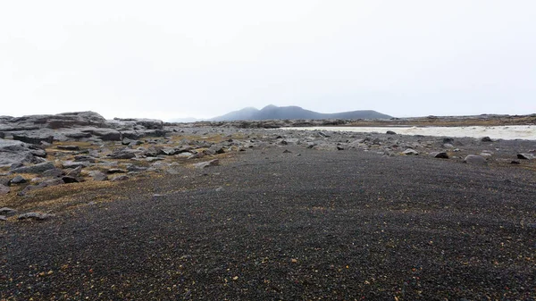 Islandia Paisaje Largo Carretera Askja Panorama Islandés Desolado — Foto de Stock