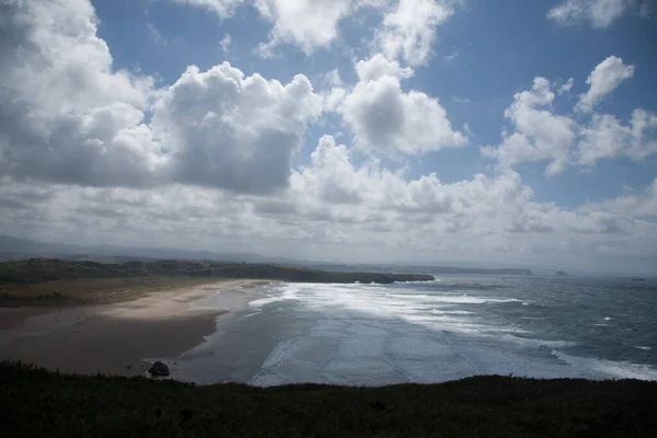 Xago Blick Auf Den Strand Küstenpanorama Von Asturien Spanien Spanische — Stockfoto
