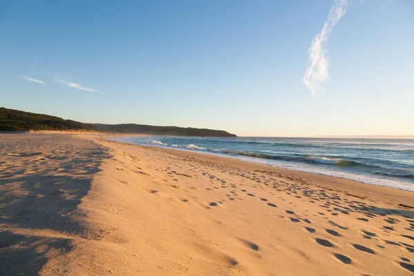 stock image Galician beach landscape, Galicia, Spain. Do Rostro beach. Spanish landscape