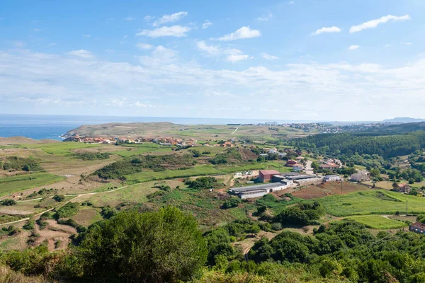 stock image Cantabria region countryside landscape, Spain. Spanish panorama