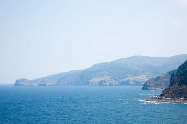 スペインのレミズ町からのビスケー湾の景色 スペインの海の風景 — ストック写真