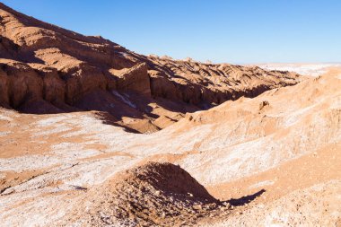 Ay Vadisi manzarası, Şili. Şili panoraması. Valle de la Luna