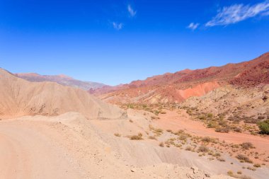Bolivya kanyonu Tupiza, Bolivya yakınlarında. Quebrada de Palmira, Duende kanyonu.