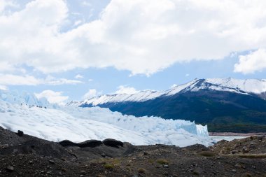 Perito Moreno buzulu manzarası, Patagonya manzarası, Arjantin. Patagonya manzarası