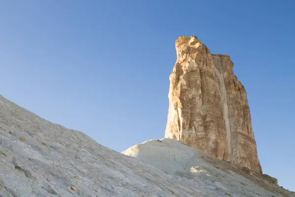 stock image Stunning rock pinnacles in Bozzhira valley view, Kazakhstan. Central asia landmark