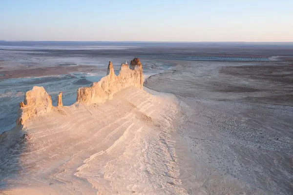 Stock image Stunning Mangystau landscape, Kazakhstan. Ak Orpa pinnacles view, Bozzhira valley. Central asia landmark