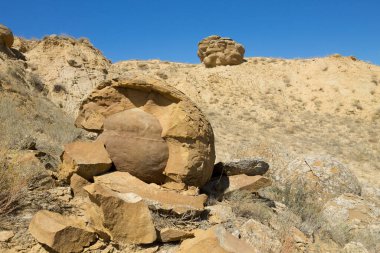Küreler Vadisi, Torysh, Mangystau bölgesi, Kazakistan. Torysh jeomorfoz