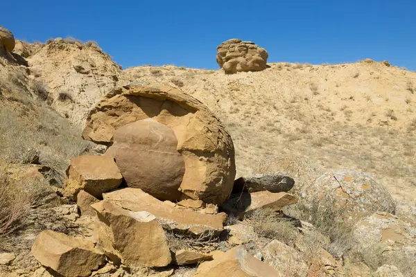 Küreler Vadisi, Torysh, Mangystau bölgesi, Kazakistan. Torysh jeomorfoz