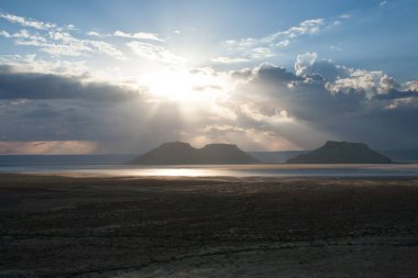 Karyn Zharik depresyonu, Mangystau bölgesi, Ustyurt doğal rezervi, Kazakistan manzarası