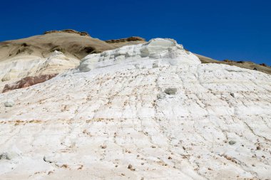 Baysary kaya oluşumu, Mangystau bölgesi, Kazakistan. Orta Asya simgesi