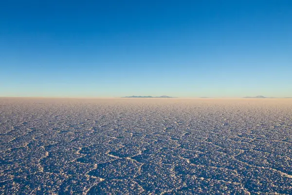 Salar de Uyuni, Bolivya. Dünyadaki en büyük tuz düzlüğü. Bolivya manzarası