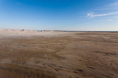 Karyn Zharik depresyonu, Mangystau bölgesi, Ustyurt doğal rezervi, Kazakistan manzarası