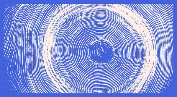 Monoton pembe ve mavi botanik ağaç halkaları. Büyüme halkaları sanat dokusu ve çatlak yüzey.