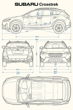 Subaru Crosstrek 2021 Araba Planı
