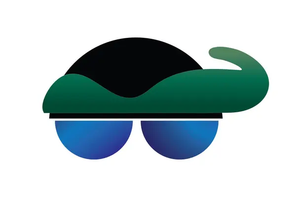 Güneş Gözlüğü Vektör Sanatı ile Şekillendirilmiş İnsan Yüzü