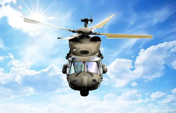 Taktik NH90 Helikopter Askeri Vektör Sanatı