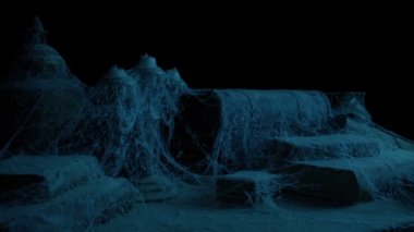 Kale ya da Konak Masası Karanlık Örümcek ağlarıyla kaplı