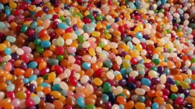 Huge Pile Of Candy Beans Of Many Colors