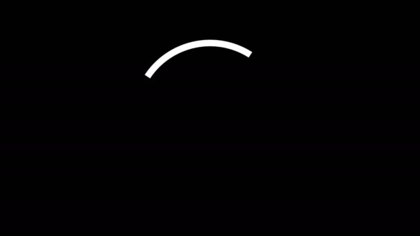 Loading Animated Circle Graphic Looping — Wideo stockowe
