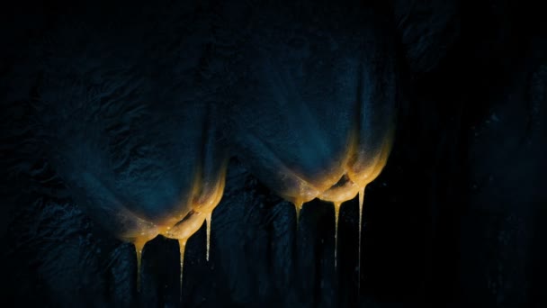 Alien Eggs Drip Glowing Slime — 图库视频影像