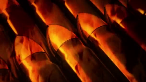 Balas Munición Fuego Montaje — Vídeo de stock