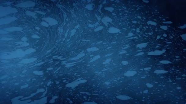 夜の水の上にスペルマと蒸気 — ストック動画
