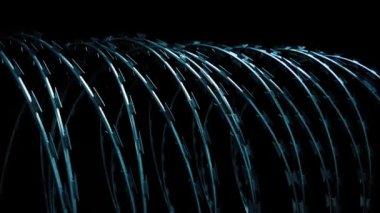 Tıraş teli bariyeri hareketli atış