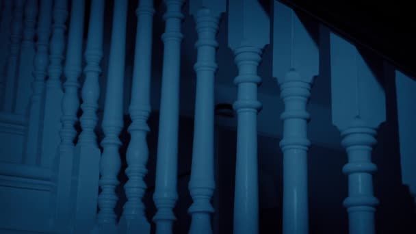 Staircase Dark Moving Shot — Stockvideo
