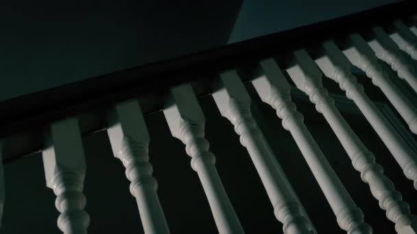 Staircase Moving Shot House Interior — Vídeos de Stock