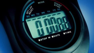 Stopwatch 10 Spor Zamanlayıcısına Sayıyor