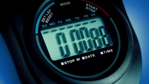 十款运动计时器的秒表计件 — 图库视频影像