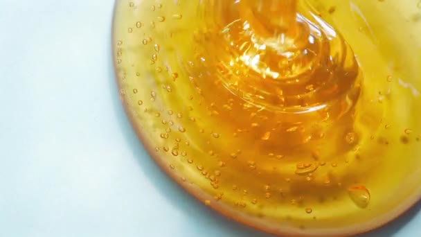 Détails Cuisine Honey Poured Closeup — Video
