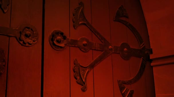 中世纪火光之门 革命之门 战斗之门 — 图库视频影像